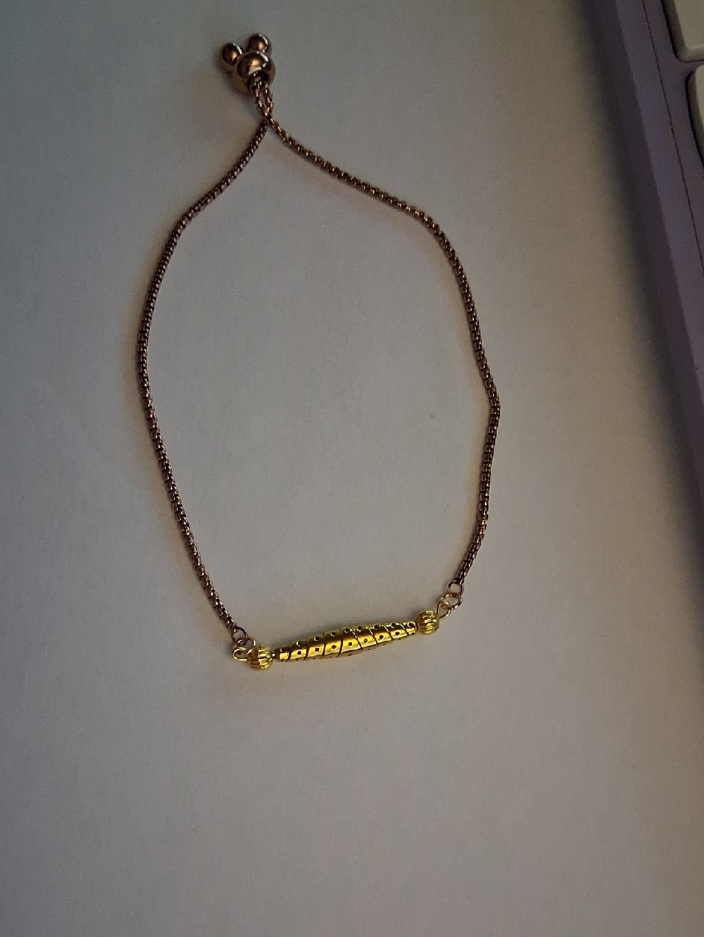 Adjustable Gold Accent Women’s Bracelet